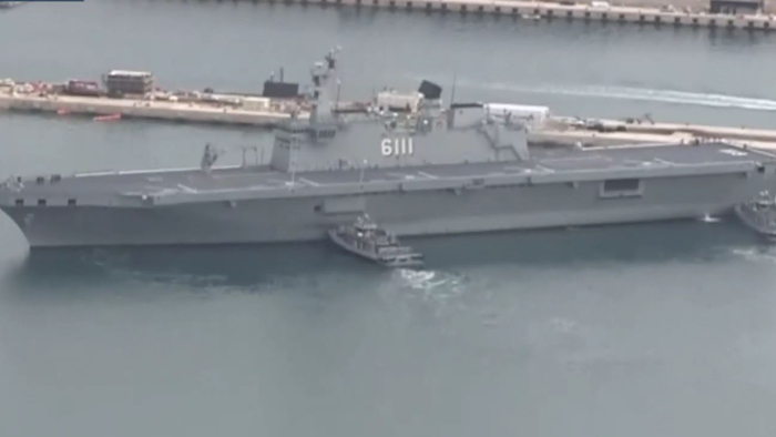 軍, 항모 건조 공식화…"전투기 탑재 고려해 건조"