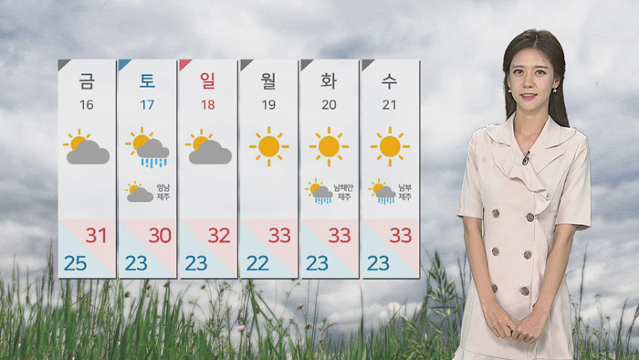 [날씨] 광복절 태풍 영향 전국 비…동해안 300mm 이상