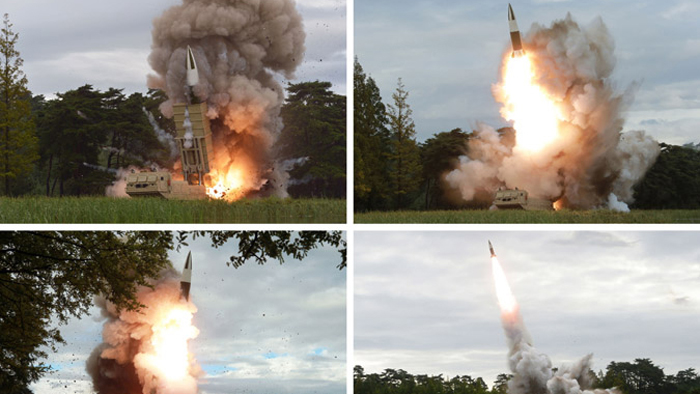 北 "새 무기 시험발사"…북한판 <em class='find'>에</em>이태킴스 추정