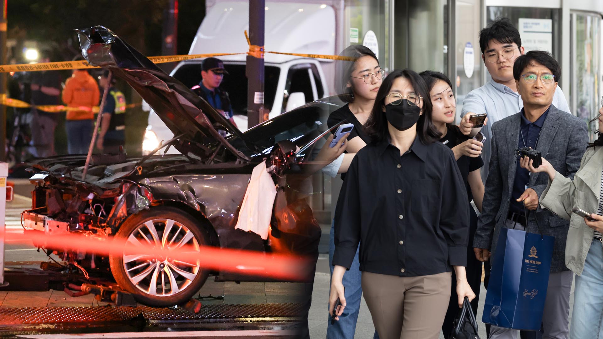 사고 사흘 만에 피의자 첫 조사…급발진 주장 고수