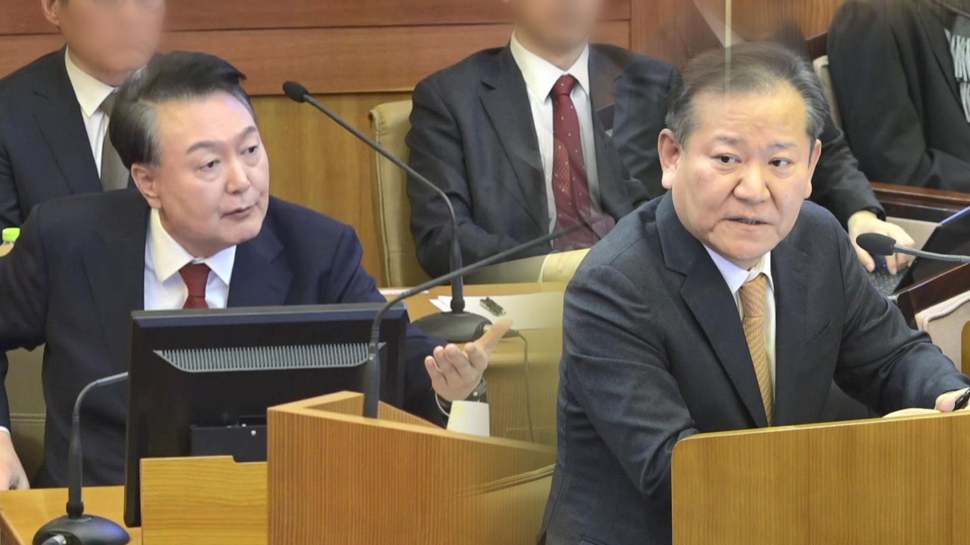 [현장연결] 尹 측, 이상민 전 <em class='find'>장관</em> 신문