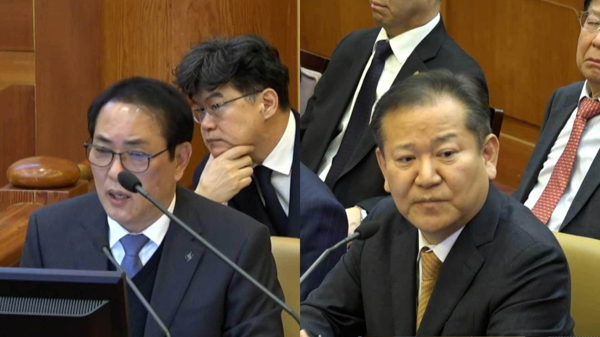 [현장연결] 국회 측, 이상민 전 <em class='find'>장관</em> 신문