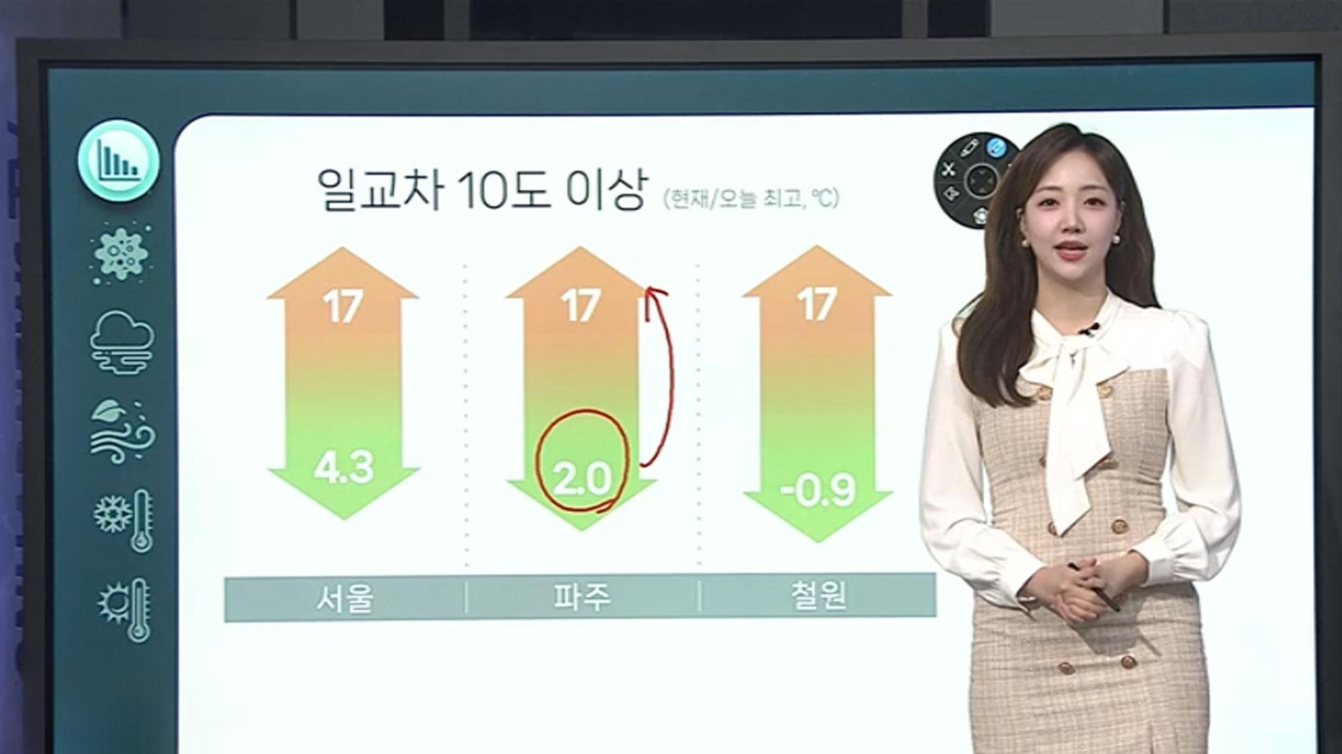 [<em class='find'>날씨</em>클릭] 완연한 봄, 큰 일교차 유의…대구·경북 건조특보