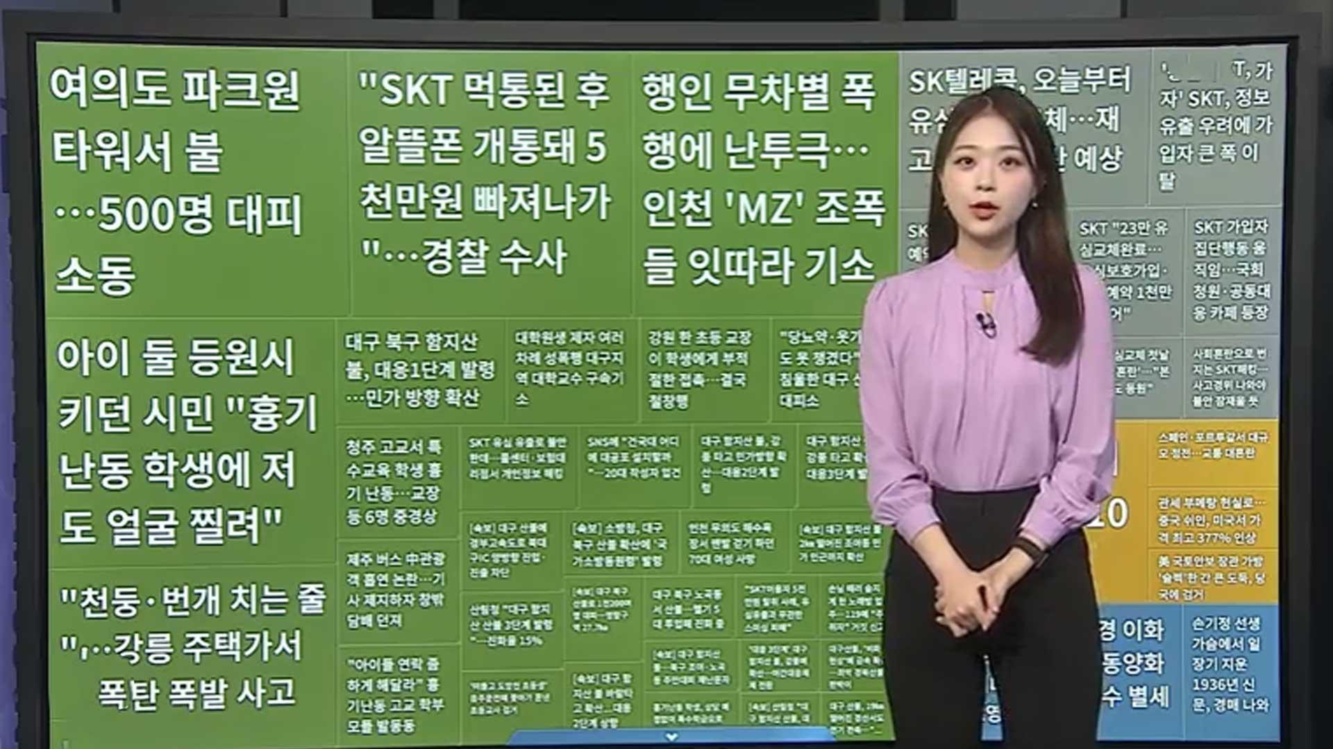 [이 시각 핫뉴스] 행인 무차별 폭행에 난투극…인천 'MZ' 조폭 검거 外